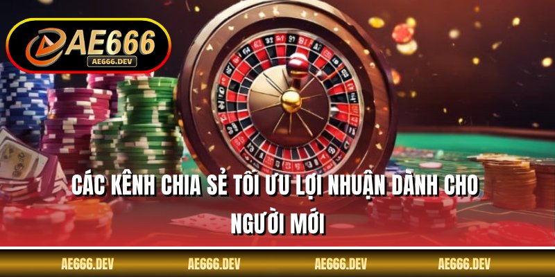 Các kênh chia sẻ tối ưu lợi nhuận dành cho người mới