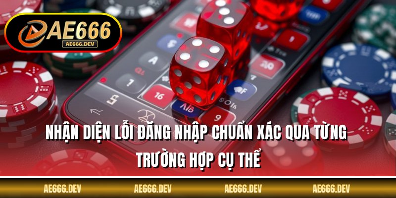 Nhận diện lỗi đăng nhập chuẩn xác qua từng trường hợp cụ thể